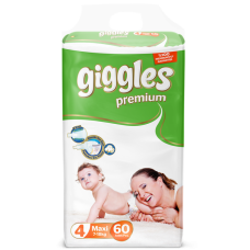 Giggles Premium Belt Jumbo Pack 7-18 Kg Mexi 60 Pcs L-62